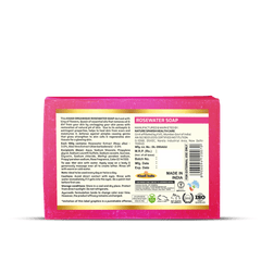 Khadi Organique Rosewater Soap (Pack of 3 - 375 GM)