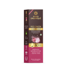 Khadi Organique Red Onion Hair Conditioner - SLS And Paraben Free-200 ml