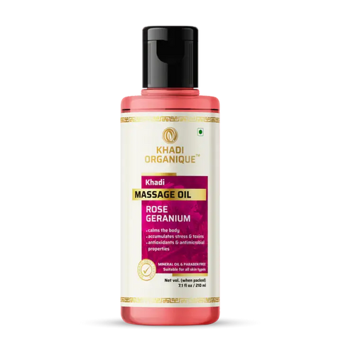 Ayurvedic Rose Geranium Massage Oil