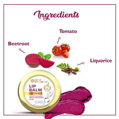 Herbal Beetroot Lip Balm For Dry Damaged and Chapped Lips