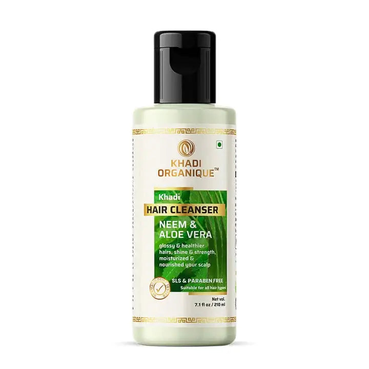 Khadi Herbal Neem Aloevera Shampoo