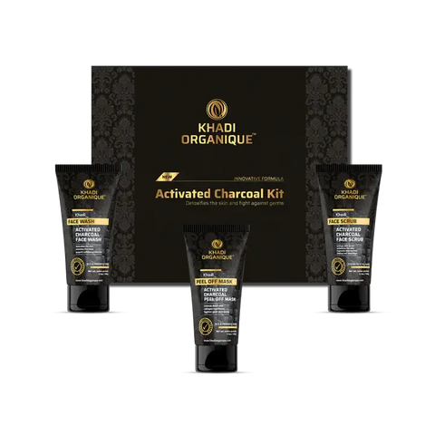 Khadi Organique Activated Charcoal Face Kit