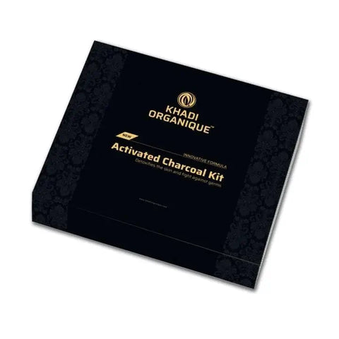 Khadi Organique Kit Charcoal Scrub, Charcoal Face wash, Charcoal Peel-off Mask