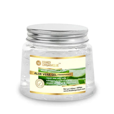 Khadi aloe vera gel transparent