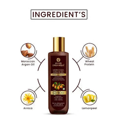 Moroccan argan oil hair cleanser ingredients