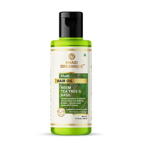 Neem Tea Tree and Basil Hair Oil