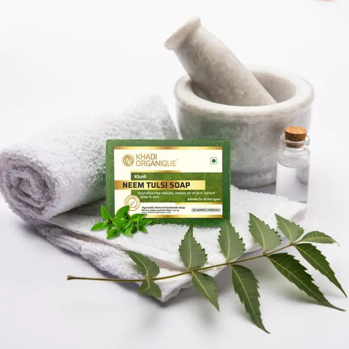 Neem Tulsi Ayurvedic soap