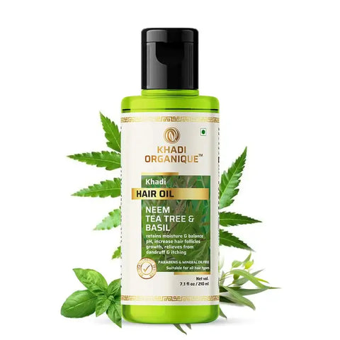 Pure Herbal Hair Oil with Neem Tea Tree