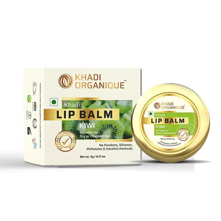 khadi Kiwi Fruit Lip Balm Natural